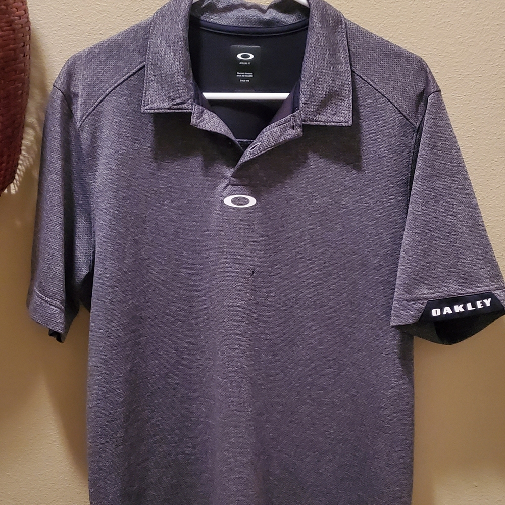 Oakley Men's Blue Polo Shirt